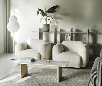 Puff Bubble floor lamp, white