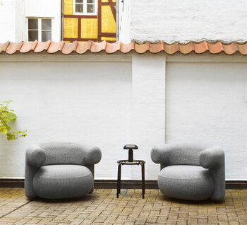 Normann Copenhagen Vig jakkara, musta, sisustuskuva