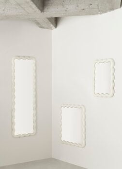 Normann Copenhagen Illu spegel, 65 x 50 cm, vit