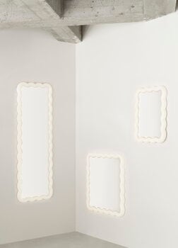 Normann Copenhagen Miroir Illu, 65 x 50 cm, blanc