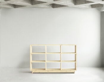 Normann Copenhagen Plank bookcase, high, UV lacquered pine