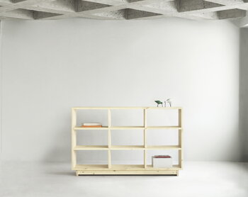 Normann Copenhagen Plank bookcase, high, UV lacquered pine