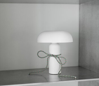 Normann Copenhagen Porta portable table lamp, white, decoration image