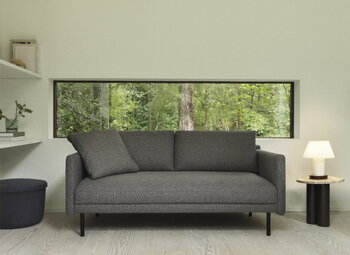 Normann Copenhagen Rar 2-seater sofa, Re-born dark grey