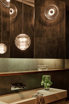 Tom Dixon Press Surface Mini LED wall lamp, 2700K, clear, decoration image