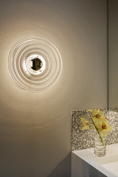 Tom Dixon Press Surface LED wall lamp, 2700K, clear, decoration image