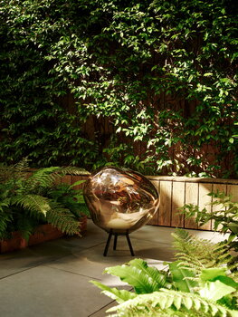 Tom Dixon Lampada portatile Melt, grande, oro - nero, immagine decorativa