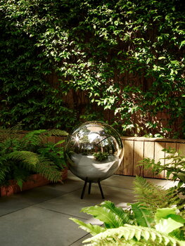 Tom Dixon Lampada portatile Melt, grande, argento - nero, immagine decorativa