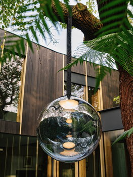 Tom Dixon Lampada portatile Melt, grande, fumo - nero, immagine decorativa