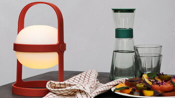 Rosendahl Lampe de table Soft Spot Solar Circular, 25 cm, terracotta