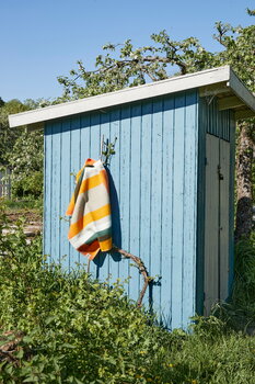 Røros Tweed Mikkel throw, 100 x 135 cm, orange, decoration image