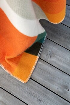 Røros Tweed Mikkel throw, 100 x 135 cm, orange, decoration image