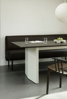 Normann Copenhagen Tavolo Panel, 90 x 250 cm, crema - marrone scuro, immagine decorativa