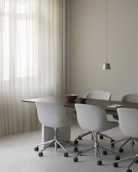 Normann Copenhagen Tavolo Panel, 90 x 250 cm, crema - marrone scuro, immagine decorativa