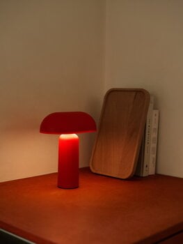 Normann Copenhagen Porta portable table lamp, red, decoration image