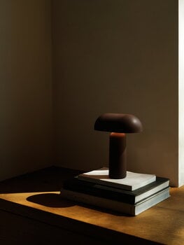 Normann Copenhagen Porta portable table lamp, brown, decoration image