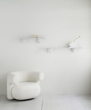 Normann Copenhagen Ripiano Sten, 120 cm, marmo bianco, immagine decorativa