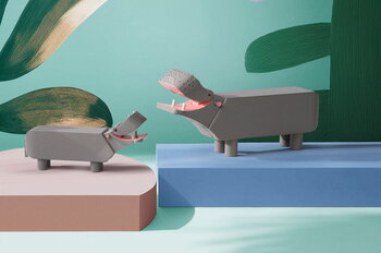 Rosendahl Puinen virtahepo, Lilliput, harmaa, sisustuskuva