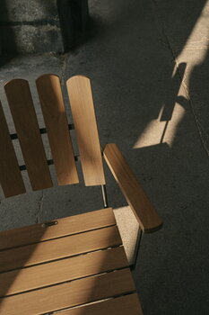Grythyttan Stålmöbler Poltrona A2, nero - rovere oliato, immagine decorativa