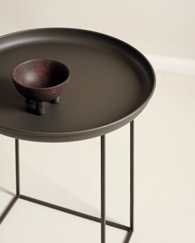 NORR11 Duke side table, 45 cm, earth black