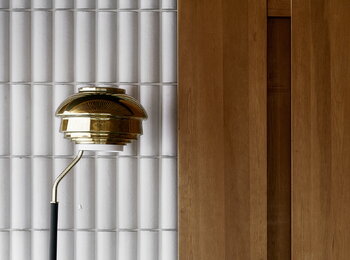 Artek Aalto floor lamp A808, brass 