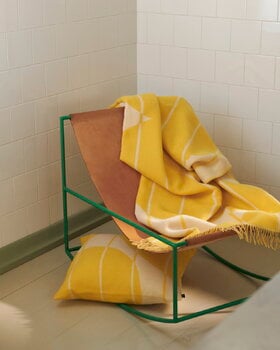 Marimekko Vesi Unikko tyynynpäällinen, 50 x 50 cm, kevätkeltainen - ecru
