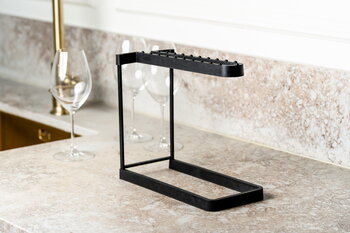 Happy Sinks Happy Sinks wine glass rack, charcoal