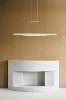 AGO Lampada a sospensione Voyage Linear, argento, immagine decorativa