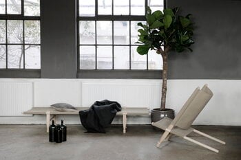 Skovshoved Møbelfabrik OGK safari chair, beech - linen