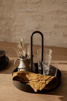 ferm LIVING Grib Tablett, Schwarz