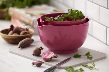 Rosti Margrethe mixing bowl 3 L, beetroot, decoration image