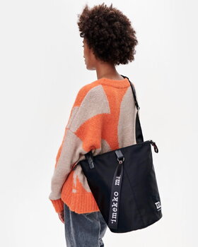 Marimekko Borsa a tracolla All Day, nero solido, immagine decorativa