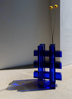 Fundamental Berlin Hash vase, cobalt, decoration image