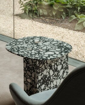 Miniforms Chap side table, Palladio Moro marble