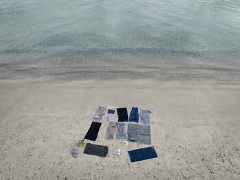 Zone Denmark Classic kylpypyyhe, 70 x 140 cm, gull grey, sisustuskuva