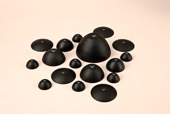 Normann Copenhagen Ciotola Krenit 30 cl, nero-bianco