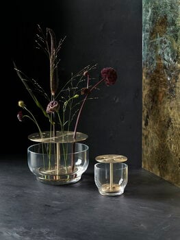 Fritz Hansen Ikebana vase, large, brass