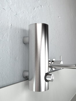 Frost Nova2 soap dispenser 3, wall-mounted, brushed steel