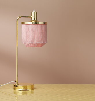 Warm Nordic Fringe bordslampa, pale pink
