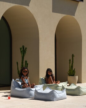 Wigiwama Outdoor Beanbag säkkituoli, Azure, sisustuskuva