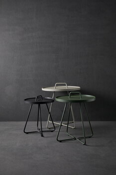 Cane-line On-the-move table, small, dark green