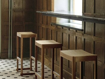 Artek Atelier bar stool, 75 cm, black