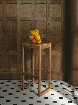 Artek Atelier bar stool, 75 cm, lacquered oak