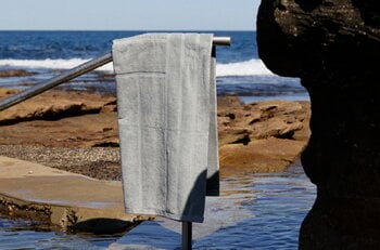 Baina Pool towel Woodford, 90 x 170 cm, cement, limited edition, decoration image