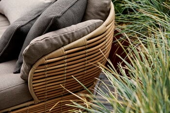 Cane-line Basket lounge chair, natural - taupe