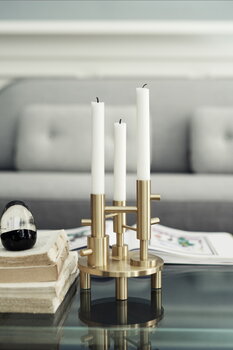 Fritz Hansen JH candelabra, brass