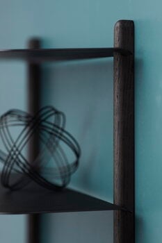 Gejst Nivo shelf A, black ash - black, decoration image