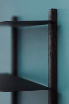 Gejst Nivo shelf A, black ash - black, decoration image