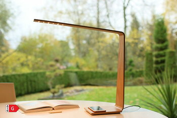 Tunto Led8 table lamp, oak