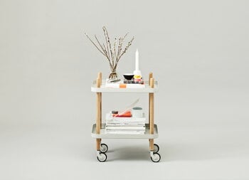 Normann Copenhagen Block table trolley, light grey